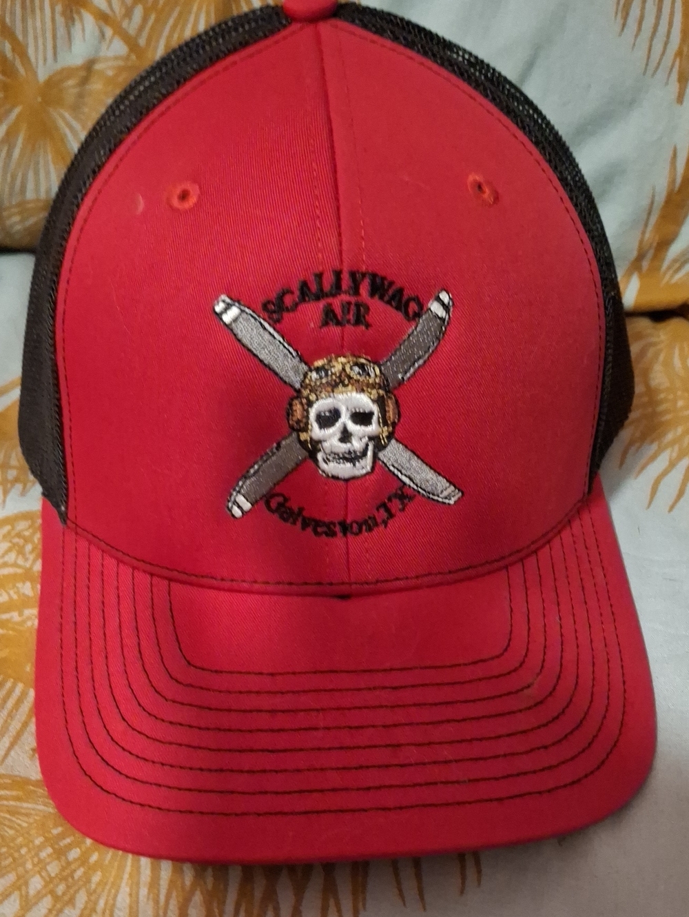 Unisex Red Trucker Cap
